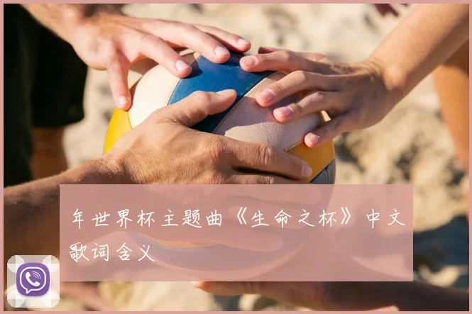 年世界杯主题曲《生命之杯》中文歌词含义